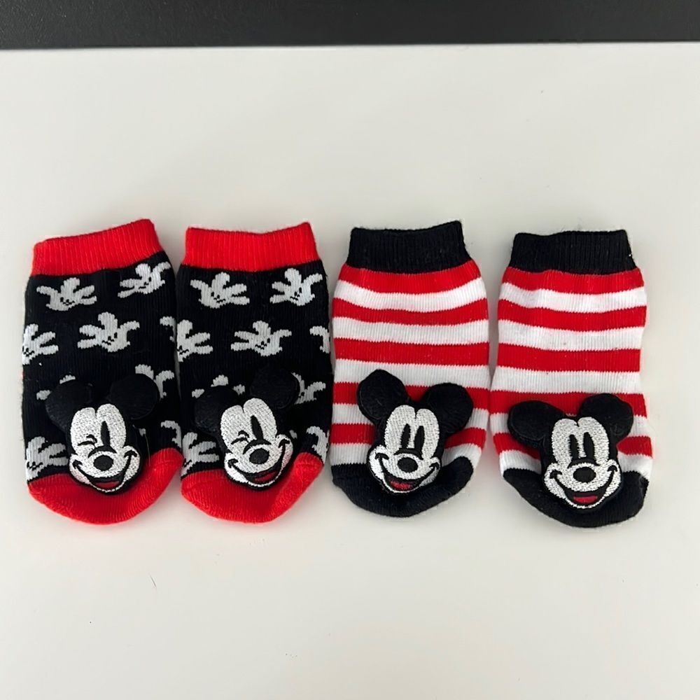 2 pairs of Disney Waddle Rattle Socks